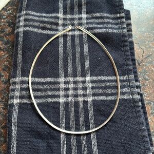 Silver snake/omega chain